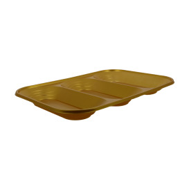 Bandeja Plastico PP "X-Table" 3C Ouro 330x230mm (2 Unidades)
