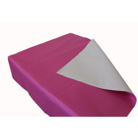 Toalha Papel Cortado Mesa Fúcsia 1x1 Metro 40g (400 Uds)