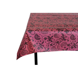 Toalha Papel Cortado Mesa Bordeaux 1x1m "Cachemir" 37g (400 Uds)