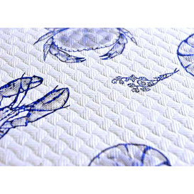 Toalha Papel Cortado Mesa 1x1m "Marisco" 37g (400 Uds)