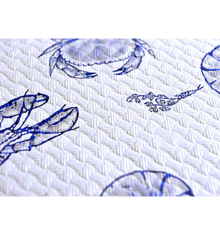 Toalha Papel Cortado Mesa 1x1m "Marisco" 37g (400 Uds)