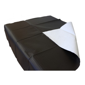 Toalha Papel Cortado Mesa Preto 100x100m 40g (400 Uds)