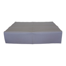 Toalha Papel Cortado Mesa Cinza 1x1 Metro 40g (400 Uds)