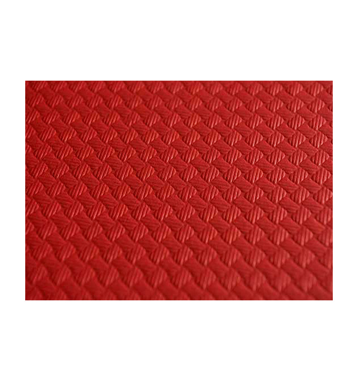 Toalha Papel Cortado Mesa Vermelho 1x1 Metro 40g (400 Uds) Toalha Papel Cortado Mesa Vermelho 1x1 Metro 40g (400 Uds)