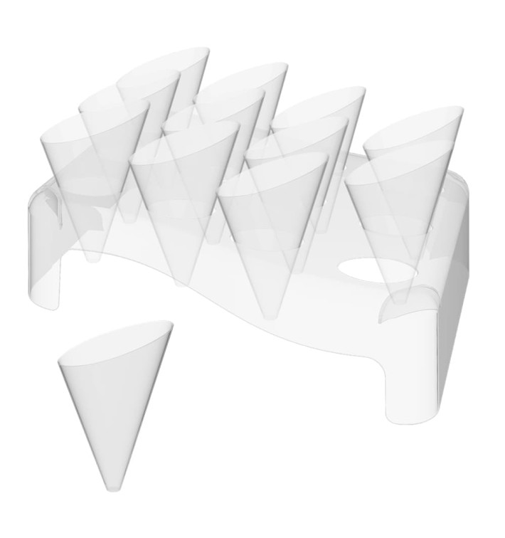 Cone Slice 55ml con Stand 180x260 mm (20 Kits) Cone Slice 55ml con Stand 180x260 mm (20 Kits)