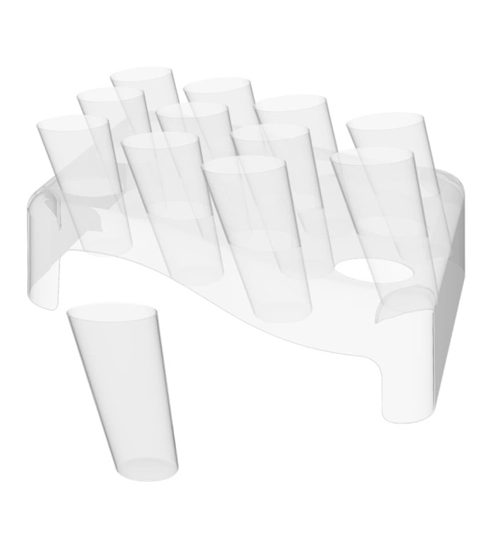 Cone Clear 75ml con Stand 180x260 mm (5 Kits) Cone Clear 75ml con Stand 180x260 mm (5 Kits)