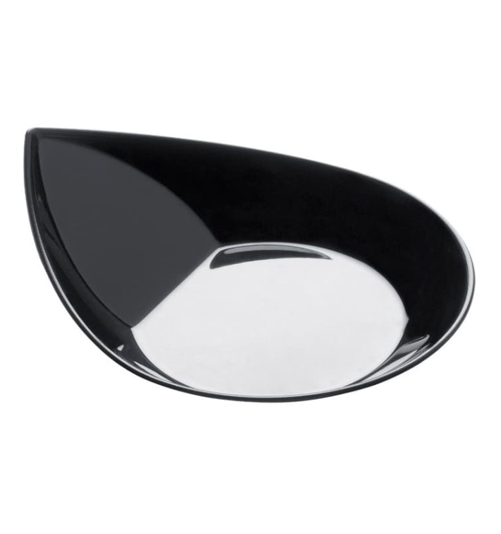 Prato Degustação Smart Preto 8,6x7,1 cm (500 Uds)