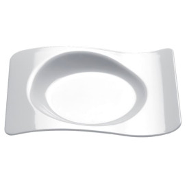 Prato Degustação Forma Branco 8,0x6,6 cm (50 Uds)