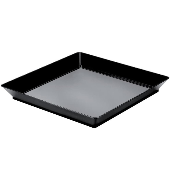 Bandeja Degustação Medium Preto 13x13 cm (12 Uds) Bandeja Degustação Medium Preto 13x13 cm (12 Uds)