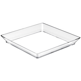 Bandeja Degustação Medium Transp. 13x13 cm (12 Uds)