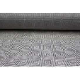 Toalha em Rolo Não Tecido Branco desenho "Espiral" 1,2x50m 50g (1 Ud)