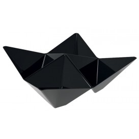 Copo Degustação Origami PS Preto 103x103mm (25 Uds)