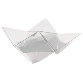 Copo Degustação Origami PS Trasparente 103x103mm (25 Uds)