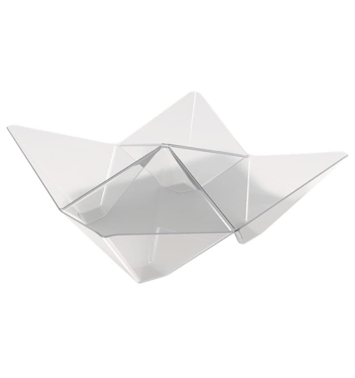 Copo Degustação Origami PS Trasparente 103x103mm (25 Uds) Copo Degustação Origami PS Trasparente 103x103mm (25 Uds)