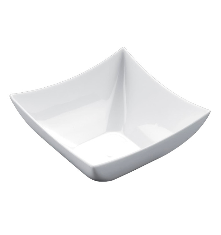 Tigela Degustação "Square" Branco 90 ml (25 Uds) Tigela Degustação "Square" Branco 90 ml (25 Uds)