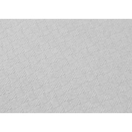 Toalha de Papel Cortado Mesa Branco 1x1m 40g (480 Uds)