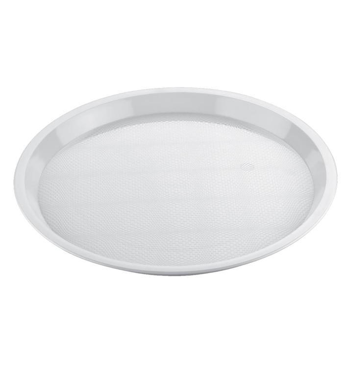 Bandeja Plastico Tray Branco Ø32cm (5 Unidades) Bandeja Plastico Tray Branco Ø32cm (5 Unidades)