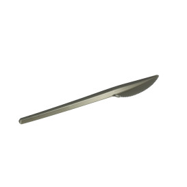 Faca de Plastico Grande PS prata 165mm (600 Uds)