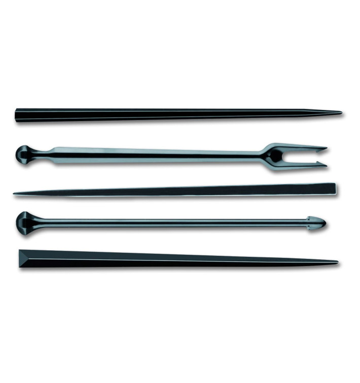 Pick de Plastico Snack Stick Preto 90 mm (6600 Unidades) Pick de Plastico Snack Stick Preto 90 mm (6600 Unidades)