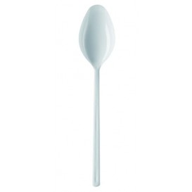Colher Degustação Mini Spoon Branco 100 mm (50 Uds)
