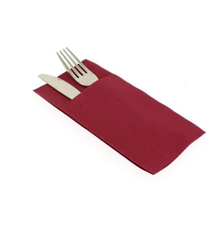 Guardanapos Kanguro Papel 40x40cm Bordeaux (30 Uds) Guardanapos Kanguro Papel 40x40cm Bordeaux (30 Uds)