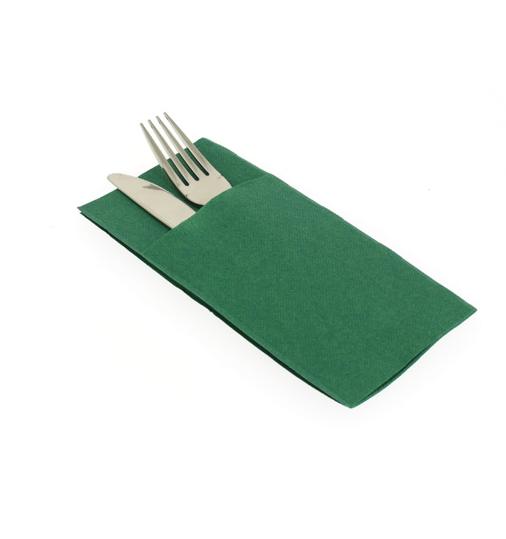 Guardanapos Kanguro Papel 40x40cm Verde (960 Uds) Guardanapos Kanguro Papel 40x40cm Verde (960 Uds)