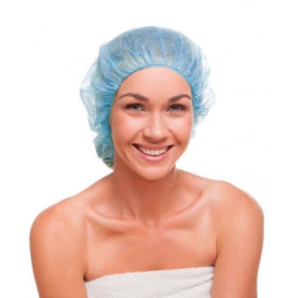 Touca de Polipropileno Azul Ø55cm (100 Uds)