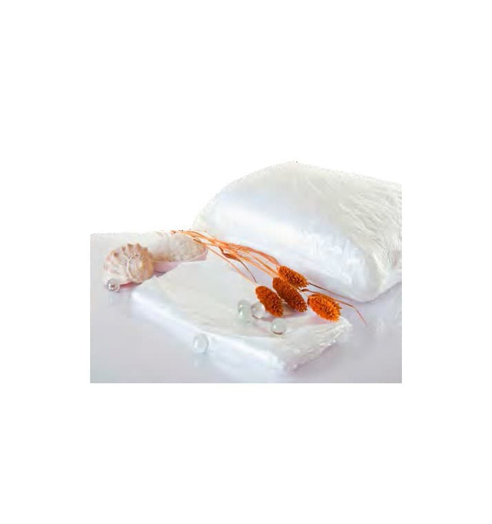 Lençol de Transpiraçao em Polietileno 190x205cm Trasparente (300 Uds) Lençol de Transpiraçao em Polietileno 190x205cm Trasparente (300 Uds)