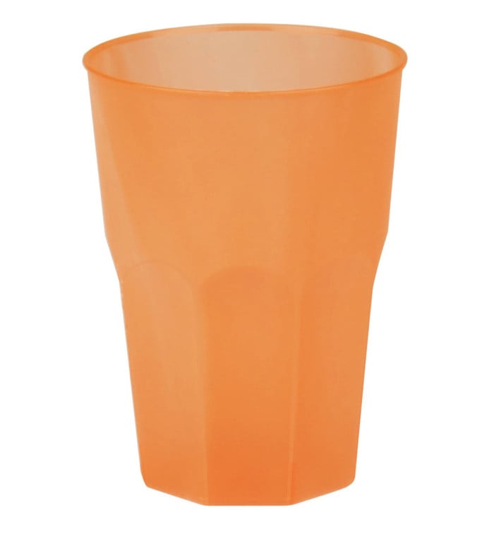 Copo Plastico "Frost" Laranja PP 350ml (20 Uds) Copo Plastico "Frost" Laranja PP 350ml (20 Uds)