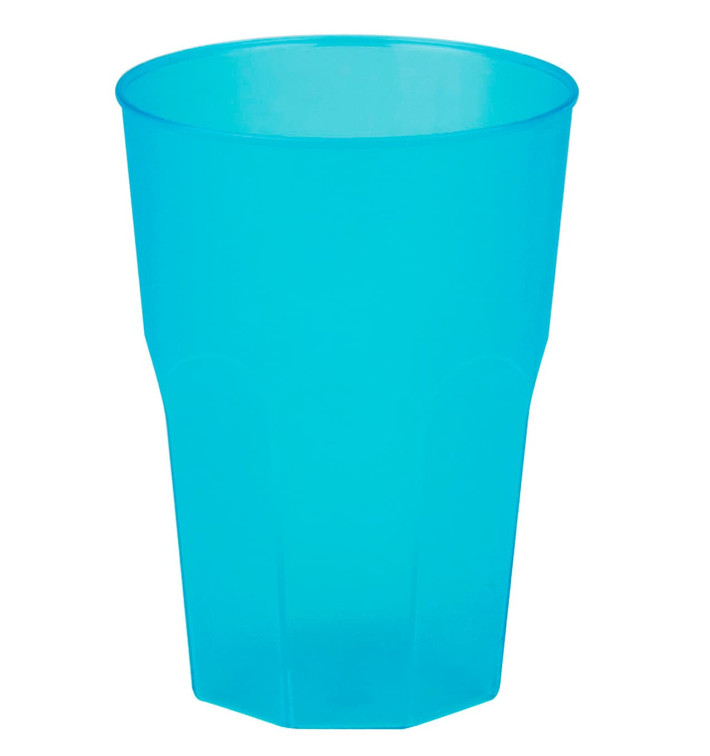 Copo Plastico "Frost" Turquesa PP 350ml (20 Uds) Copo Plastico "Frost" Turquesa PP 350ml (20 Uds)