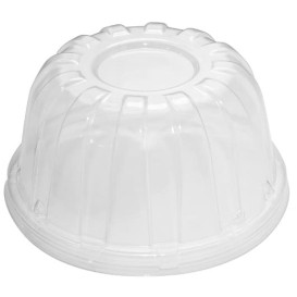 Tampa Alta Plastico PS Transparente Ø11,7cm (50 uds)