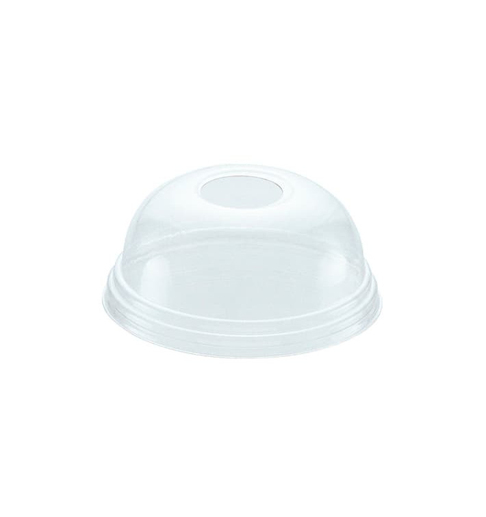 Tampa Cupula Perfurada Copo 420ml Ø9,3cm (100 Uds) Tampa Cupula Perfurada Copo 420ml Ø9,3cm (100 Uds)