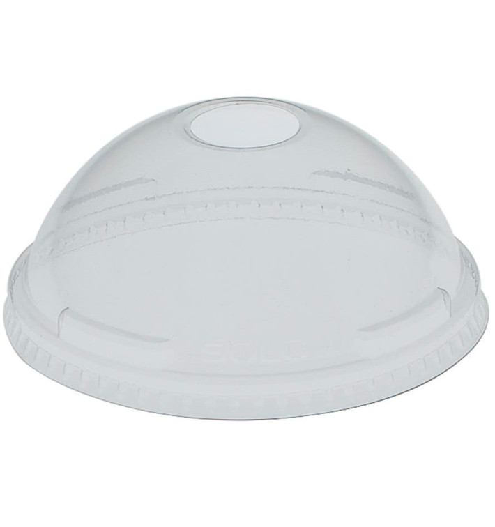 Tampa Cúpula Perfurada PET Cristal Ø10,7cm (25 Uds) Tampa Cúpula Perfurada PET Cristal Ø10,7cm (25 Uds)