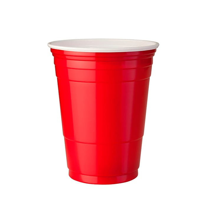 Copo Rígido de PS 12 Oz/360 ml Vermelho (50 Unidades) Copo Rígido de PS 12 Oz/360 ml Vermelho (50 Unidades)