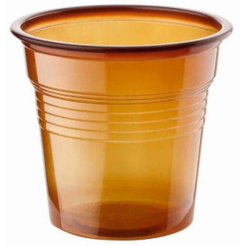 Copo de Plastico PS Marrom 80ml Ø5,7cm (2400 Unidades)