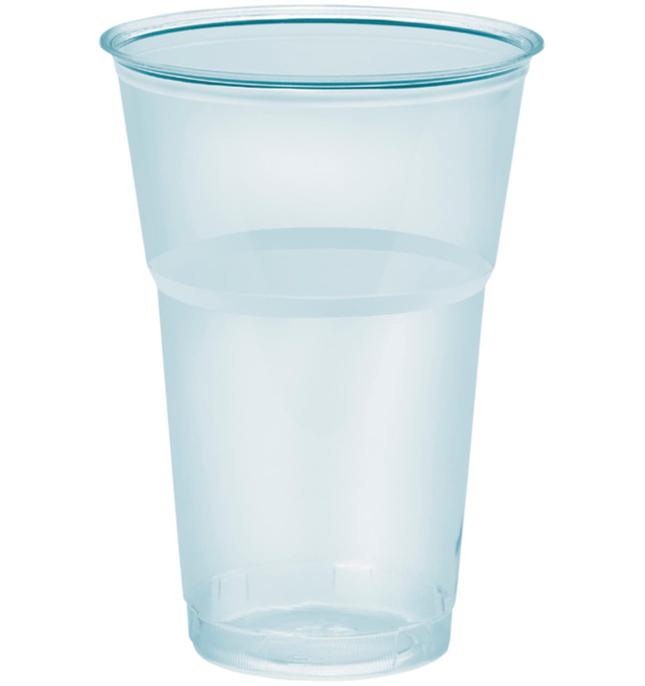 Copo Plastico "Diamant" PS cristal 390ml Ø8,0cm (50 Uds)