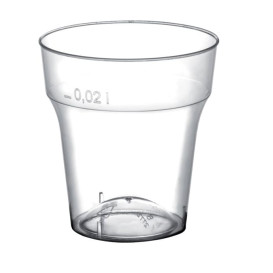 Copo de Plastico para Shot Moon Transp. PS 20 ml (2000 Uds)
