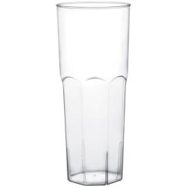 Copo Plastico Tubo Transp. PS Ø65mm 350ml (10 Uds)