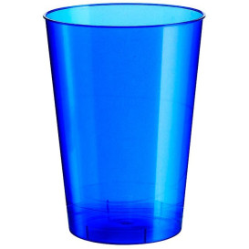 Copo Plastico Moon Cristal Azul Pearl PS 230ml (1000 Uds)