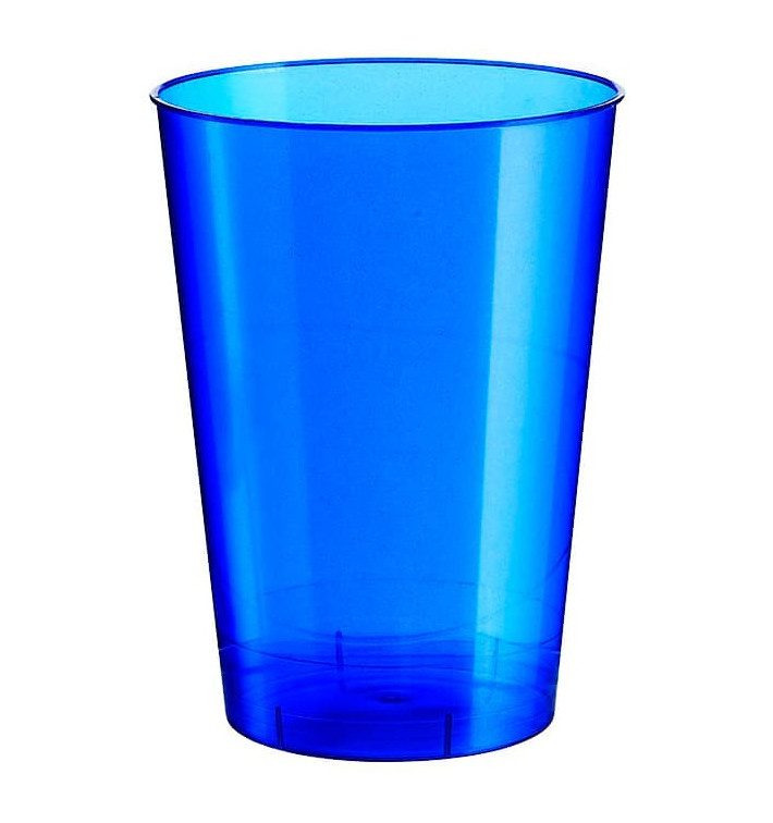 Copo Plastico Moon Cristal Azul Pearl PS 230ml (50 Uds) Copo Plastico Moon Cristal Azul Pearl PS 230ml (50 Uds)