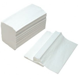 Toalha Papel Seca Mãos Tissue Branco 2 Folhas Z 