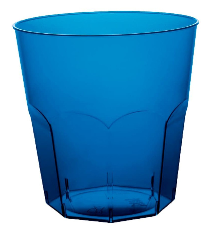 Copo Plastico Azul Transp. PS Ø73mm 220ml (1000 Uds) Copo Plastico Azul Transp. PS Ø73mm 220ml (1000 Uds)
