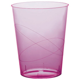 Copo Plastico Moon Cristal Lilás Transp. PS 350ml (20 Uds)