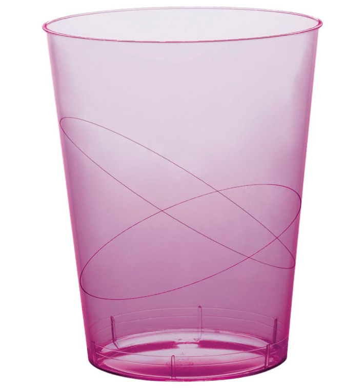 Copo Plastico Moon Cristal Lilás Transp. PS 350ml (20 Uds) Copo Plastico Moon Cristal Lilás Transp. PS 350ml (20 Uds)
