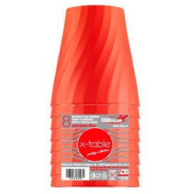 Copo de Plastico PP "X-Table" Laranja 320ml (128 Unidades)