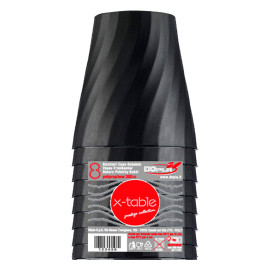 Copo de Plastico PP "X-Table" Preto 320ml (8 Unidades)