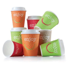 Copo de Cartão Enjoy 12Oz/360ml Ø9,0cm (680 Uds)