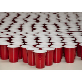 Copo Rígido de PS 12 Oz/360 ml Vermelho (1000 Unidades)