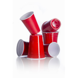 Copo Rígido de PS 12 Oz/360 ml Vermelho (1000 Unidades)