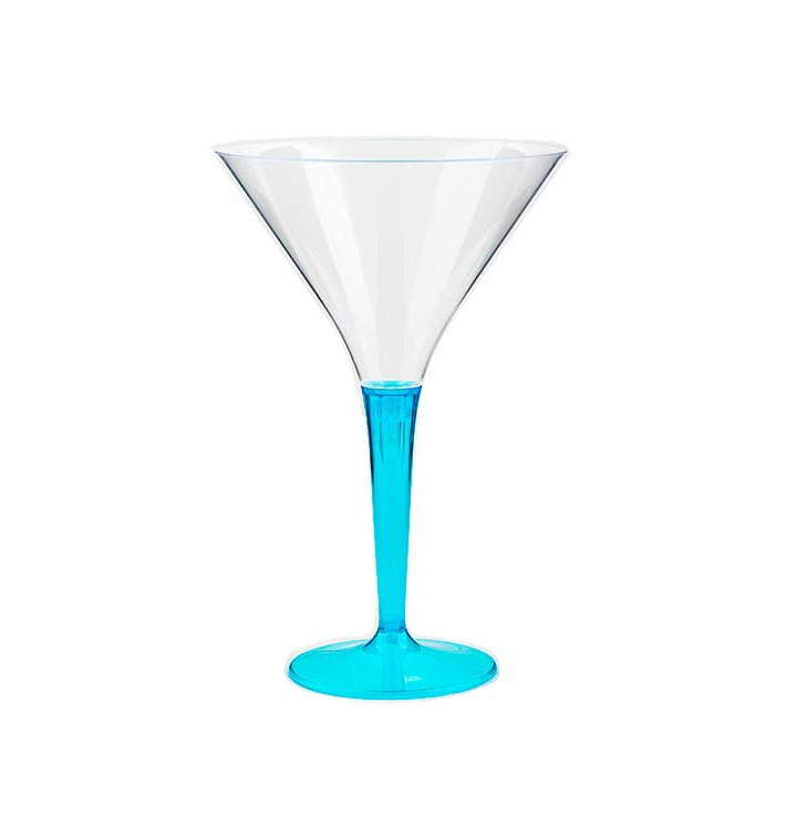Copo Plastico Cocktail Pé Turquesa 100ml (6 Uds) Copo Plastico Cocktail Pé Turquesa 100ml (6 Uds)